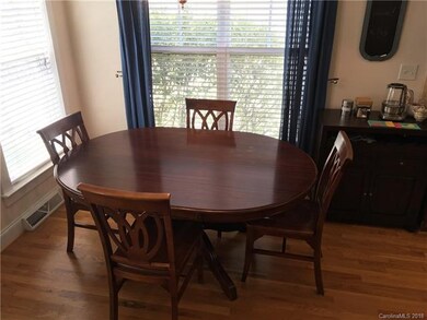 Breakfast/dining area next to kitchen