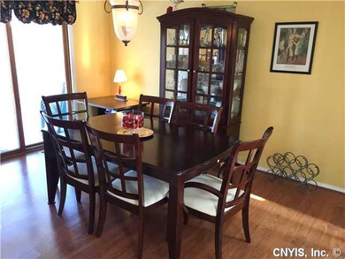 Dining Room. The dining room is large, bright, and