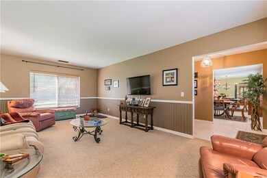 Living room with front window.