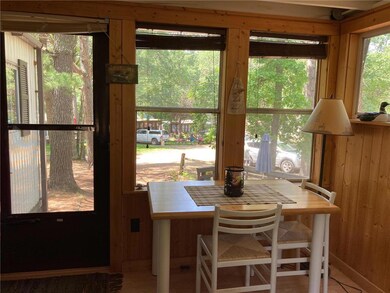 Desk area inside the porch