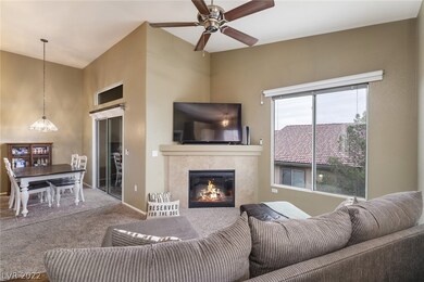 Vaulted ceilings, ceiling fan & fireplace. Wonderf