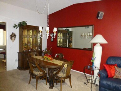 Formal dining room from living room