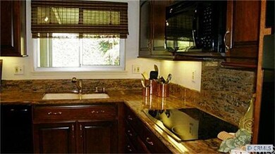 Kitchen view of stovetop