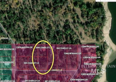 Aerial map of property and surrounding area