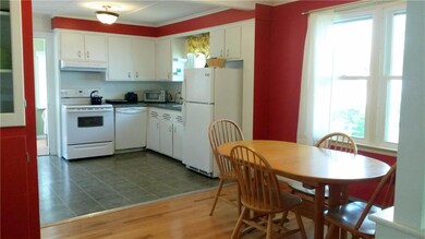 Dining area and kitchen