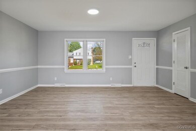 View towards front of house from dining area