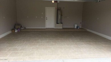 Desert Basin tiled garage floor
