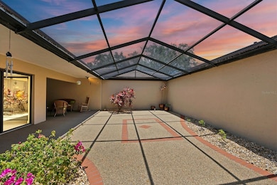 Large private courtyard