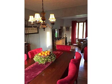 Dining Room. GLEAMING HICKORY FLOORING IN DINING A