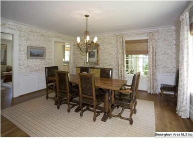 Large Dining Room with oversized windows