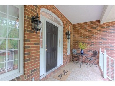 Concrete Aggregate Front Porch