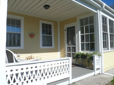 Front porch and entrance to 4-season...