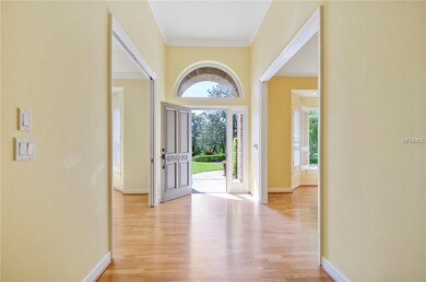 Inviting foyer and beautiful wood floors