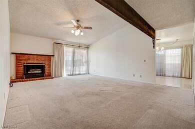 Living Room w/Brick Fireplace