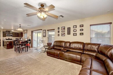 Family Room and Kitchen