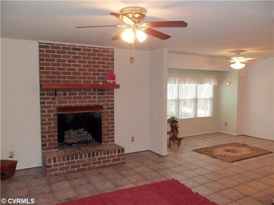 Living Room - Living room open to large kitchen ea