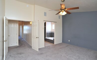 Large master bed