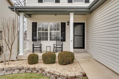 Front entry with tasteful landscaping-great curb a