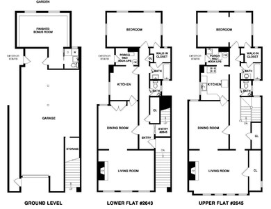 Floor Plans and Garage/Basement area.