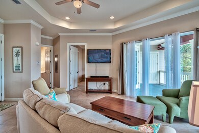 Spacious Living Area Open to Balcony