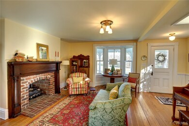 Living Room also features a step in Bay Window and