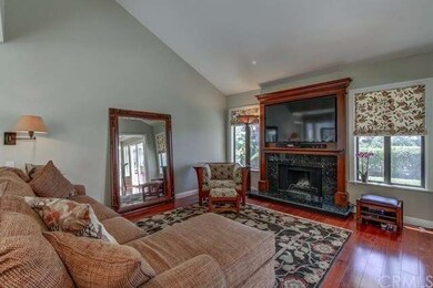 Gorgeous fireplace mantle was custom built for the