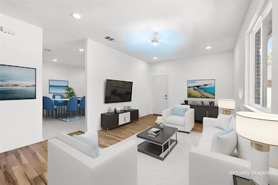 Virtually Staged Living Room