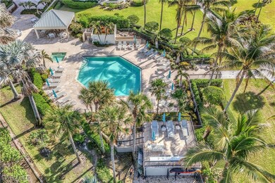 Aerial of Pool area