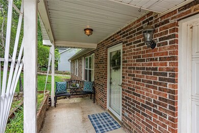 Covered front porch