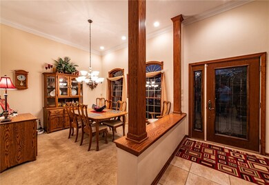 Entrance & formal dining room