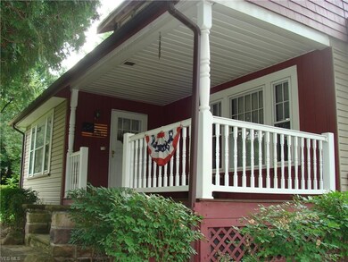 open front porch