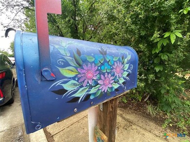 Mailbox painted by a local artist