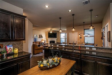 Large Kitchen Open to living and dining.