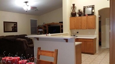 Kitchen open to FR