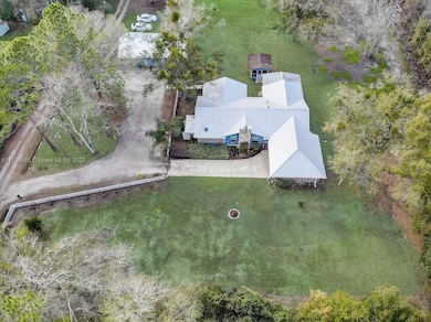Aerial Front View Close