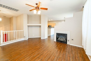 Living Room looking into kitchen area.