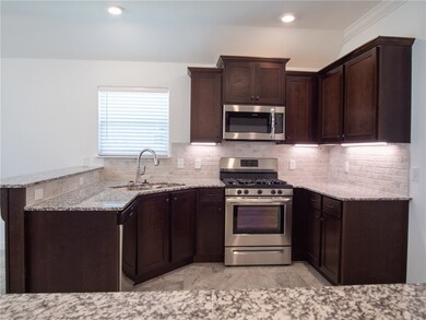 Stock photo, home will look similar.