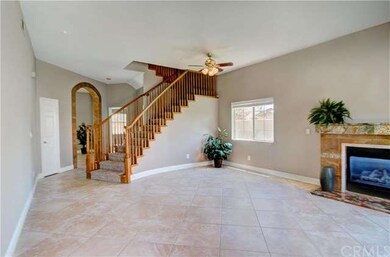 Living Room With Custom Fireplace