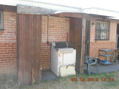 Rear of home