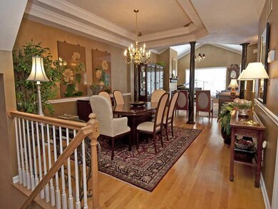 Dining Room. elegant dining room with double tray 
