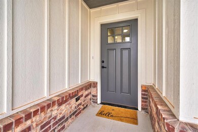 Stunning front door with windows