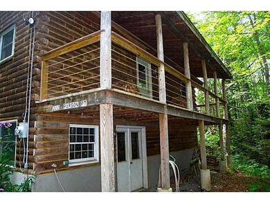 Exterior Back. Basement storage...