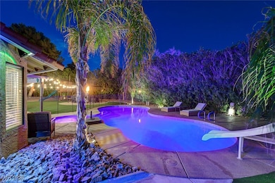 Pool at twilight