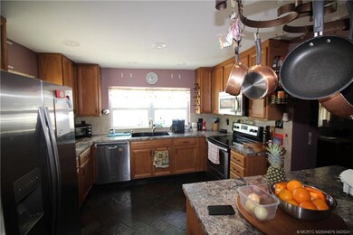 There is no shortage of kitchen cabinet space.