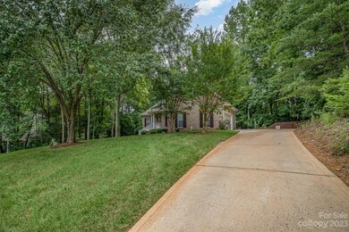 bottom of driveway view