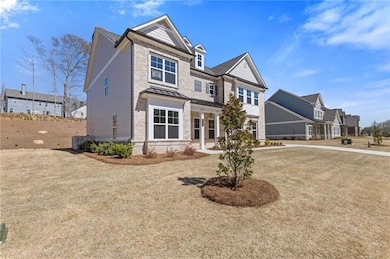 View of front of property with stone siding