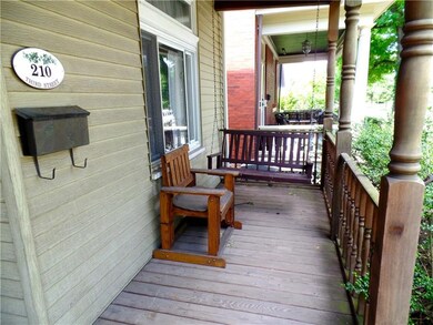 Charming front porch, perfect for relaxing with th
