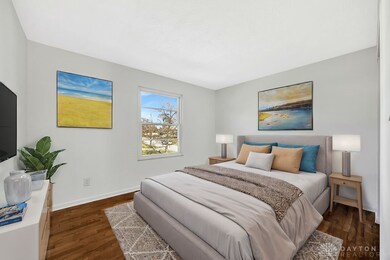 Bedroom virtually staged.