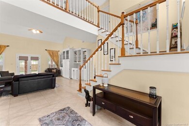 Formal Entry Foyer with view of living area.