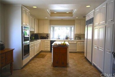 Large Kitchen, Sub-zero Refrigerator, view of Pool